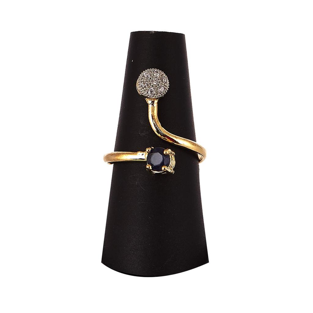 Smyckesset för kvinnor Amerikansk diamantkombination av halsbandssmycke med örhängen, armband och ring för flickor och kvinnor