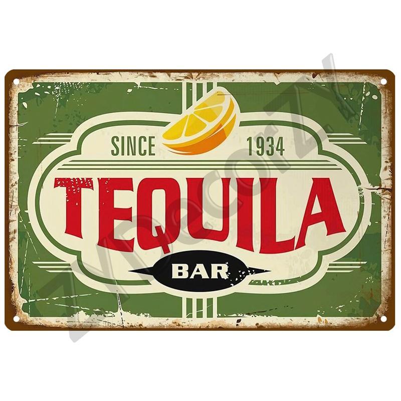 Pizza Retro Tin Sign Poster Vintage Wall Posters Metal Sign Decorative Wall Plate Kitchen Plaque Metal Vintage Decor Accessories