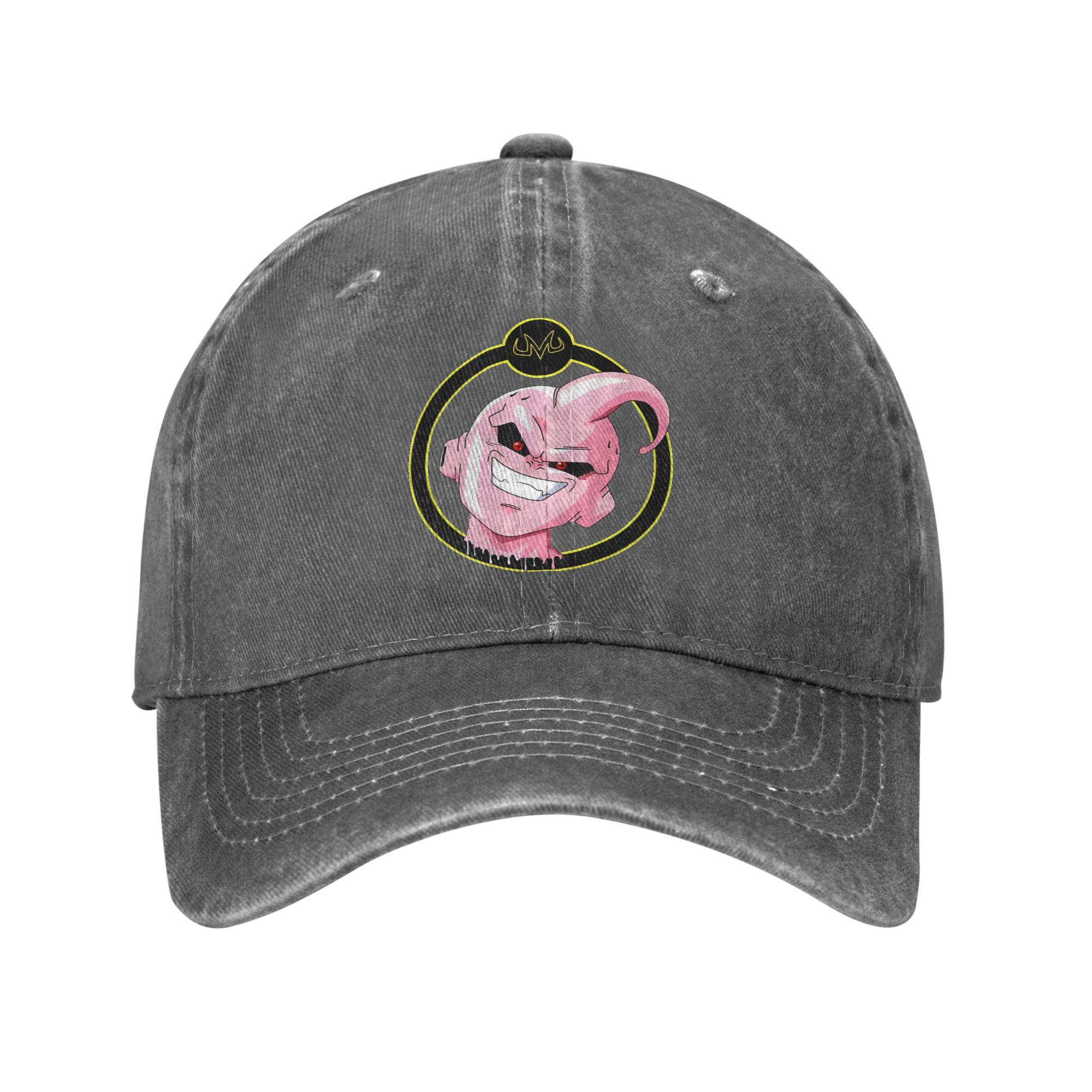 

Dragon Ball Kid Buu Unisex Baseball Cap Distressed Denim Caps Hat Vintage Outdoor Activities Adjustable Snapback Hat One Size серый