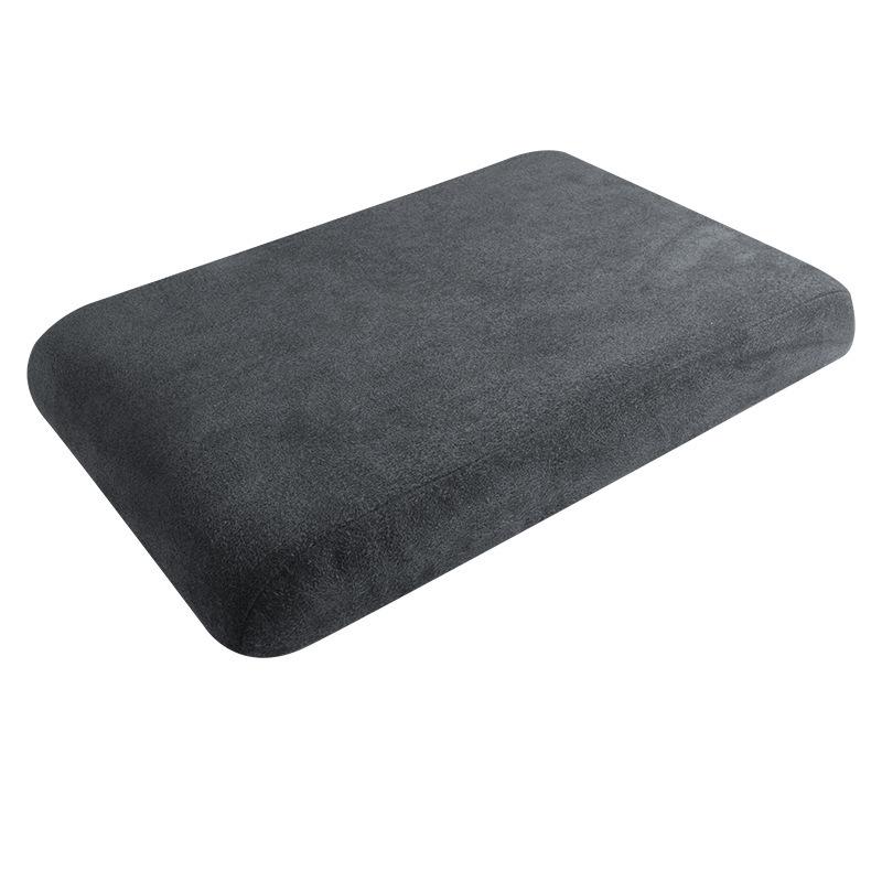 Suede Plush Car Armrest Box Cushion Heightening General Memory Foam Auto Armrest Cover Pad Hand Support Interior Accessories