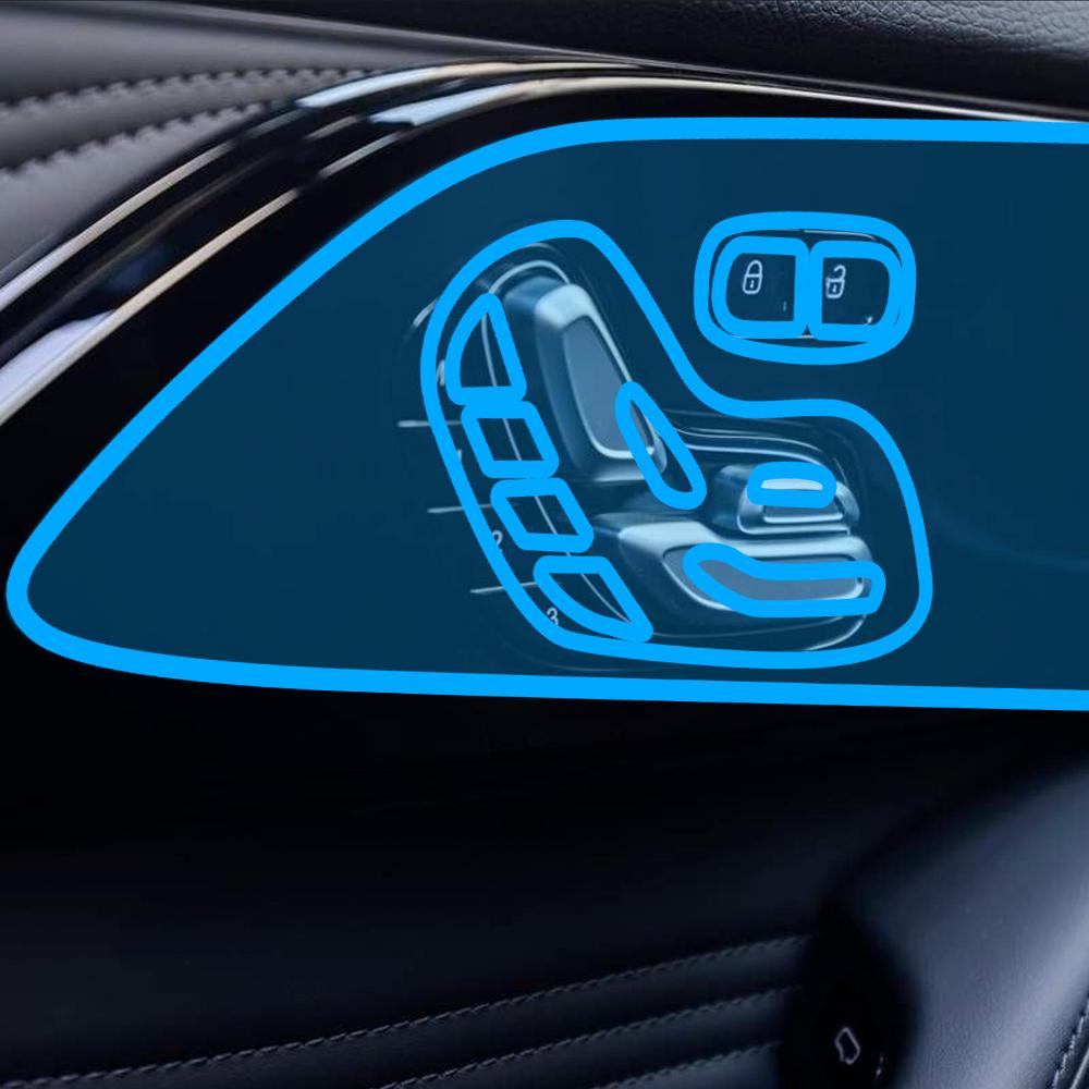 Para OMODA 9 SHS 2026 2026 2026 Película Protectora PPF Transparente para Coche TPU LCD Navegación GPS Panel de Control Consola Central Accesorios