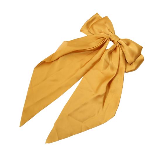 Hairpin Bow Theme Chiffon Long Ribbon Hair Clip Bright Color Lightweight Back Head Hair Claw Hair Accessories