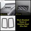 Gear Panel Strip AC Air Window Lift Cover Trim Stainless Steel Accessories Interior For VW Volkswagen Atlas / Teramont 2017-
