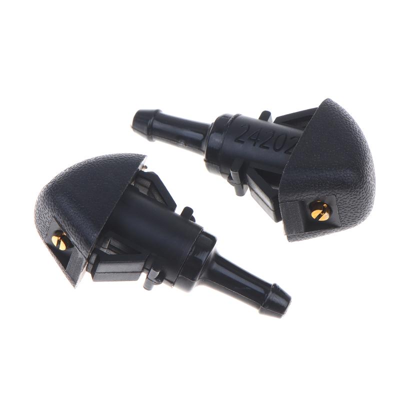 Auto Windshield Wiper Jet Nozzle 2/4/10PCS High & Low Temperature Proof 86636AJ10B for Car Exterior Cleaning