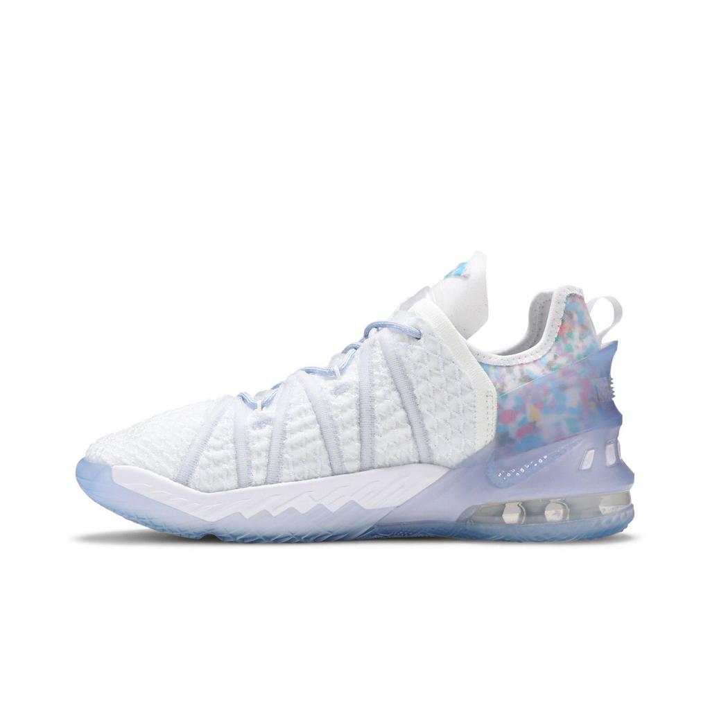 Nike LeBron 18 NRG Grade School 'Blue Tint' (Unisex) Blue Tint / White / Clear Kids' Basketball Shoes CT4677 400