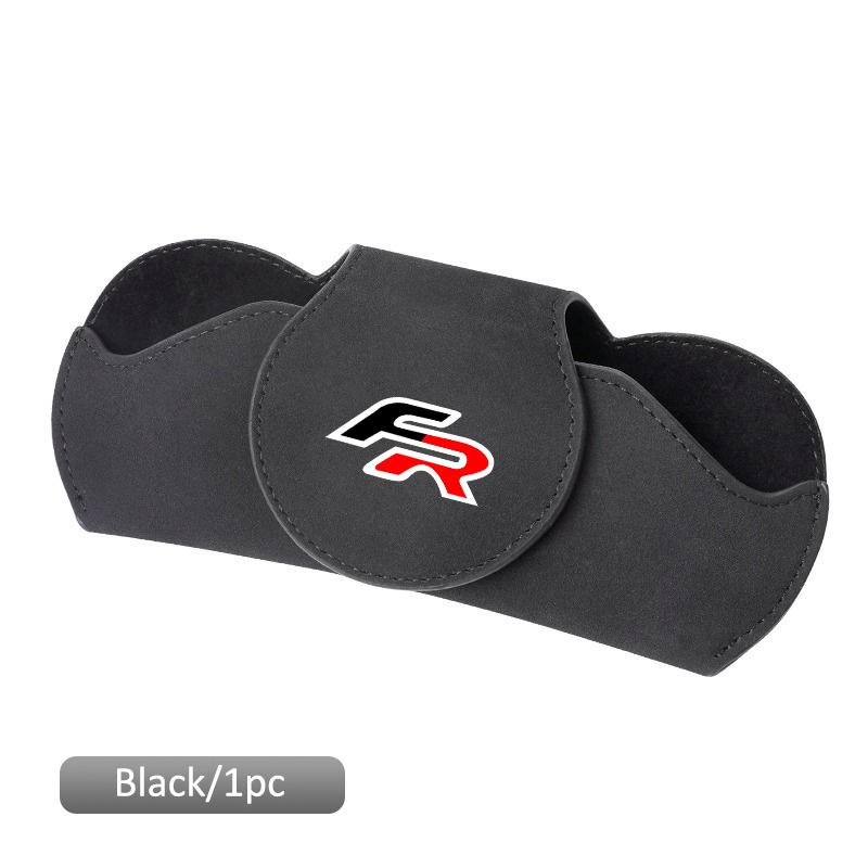 Car Glasses Case Auto Sun Visor Glasses Holder Sunglasses Clip Accessories Storage For Seat FR Leon Ibiza Altea Exe Accessories