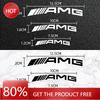 Autoaufkleber 6 Stück Auto Bremssattel Emblem Aufkleber Automobilzubehör für Mercedes Benz AMG w204 w203 w212 w211 w124 w210 GLC Auto Klimaanlage