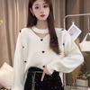V-neck Hanging Neck Loose Sweater Women's Autumn and Winter Knitted Sweater Top