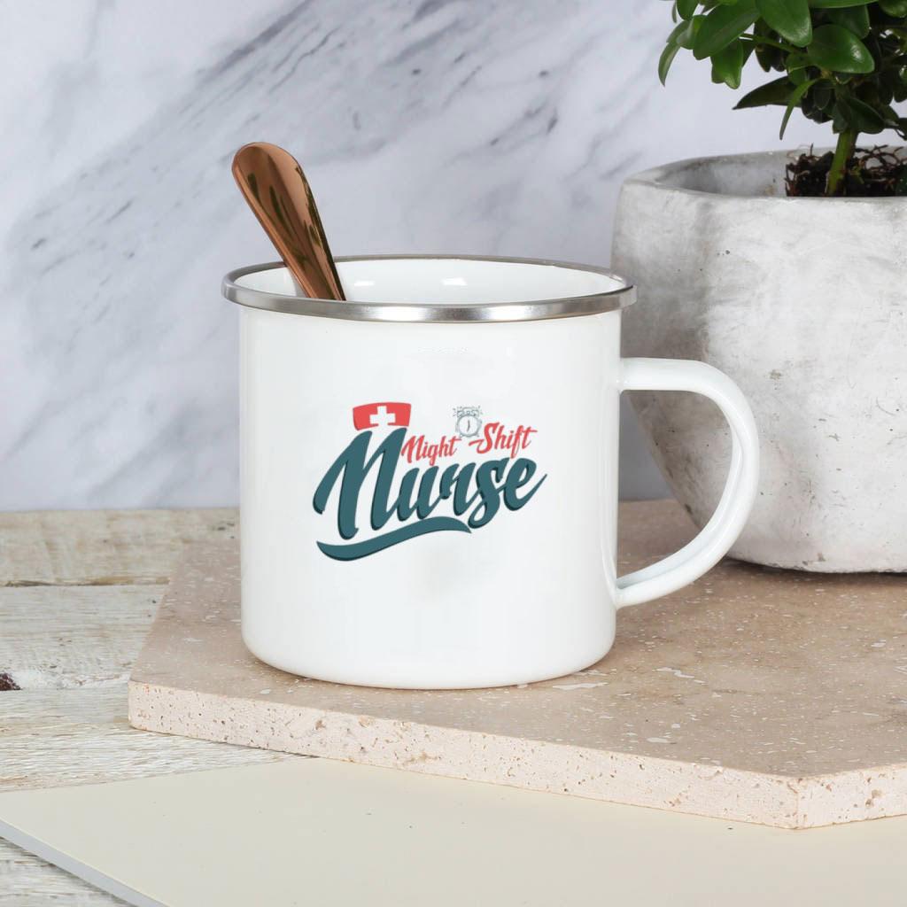 Best Nurse Ever Enamel Mug Cups With Handle It A Beautiful Day To Save Lives Nurse Aunt Birthday Perfect Gifts for Nurses Day