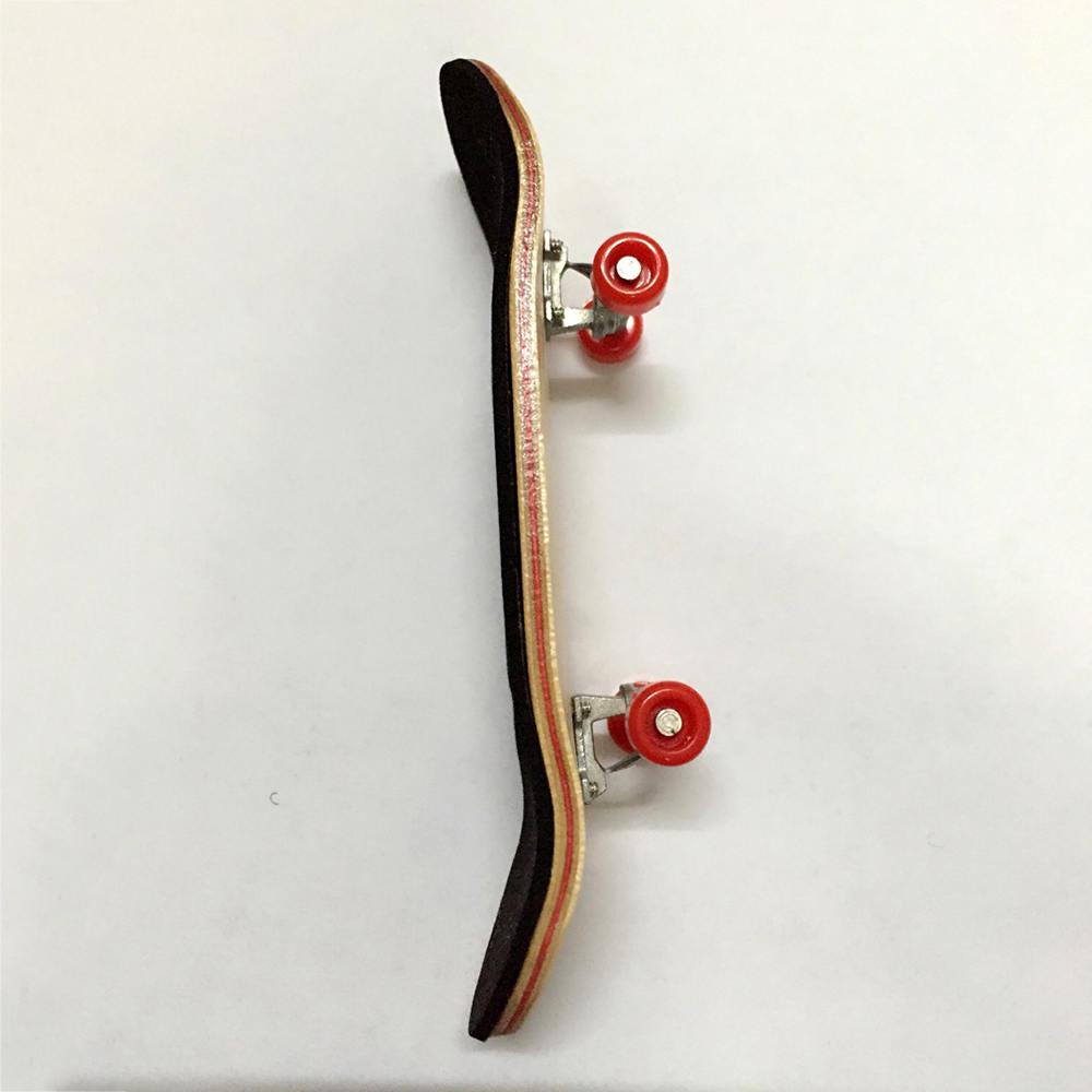 Mini Wooden Fingerboard Finger Skate Board Box Foam Tape Kids Children Toy Gifts