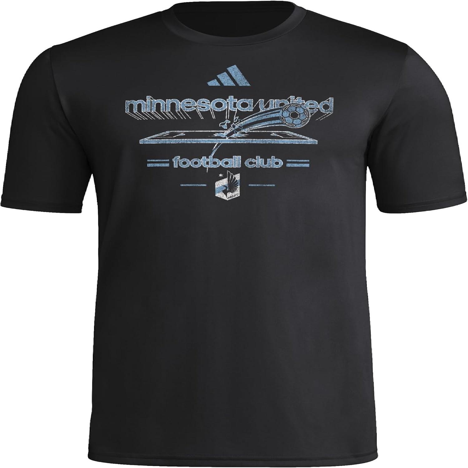 

Мужская футболка adidas Minnesota United FC Vintage World Pre-Game с коротким рукавом S разноцветный