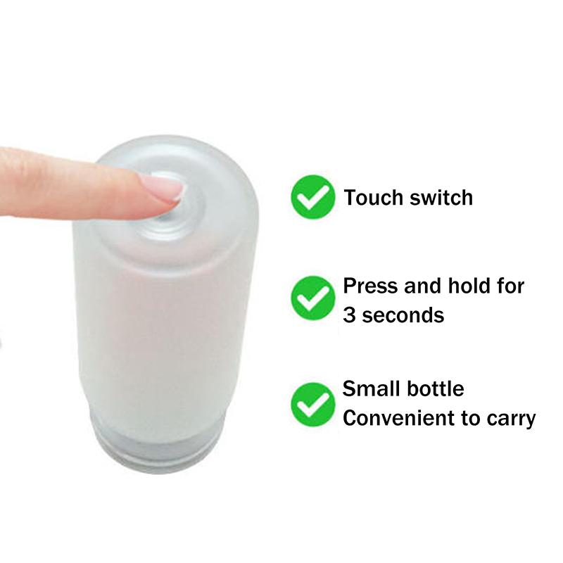 Mini 5V Usb Touch Control Car Led Light Atmosphere Light Bulb Incandescent Lamp Filament Bedroom Night Decoration Frosted Glass