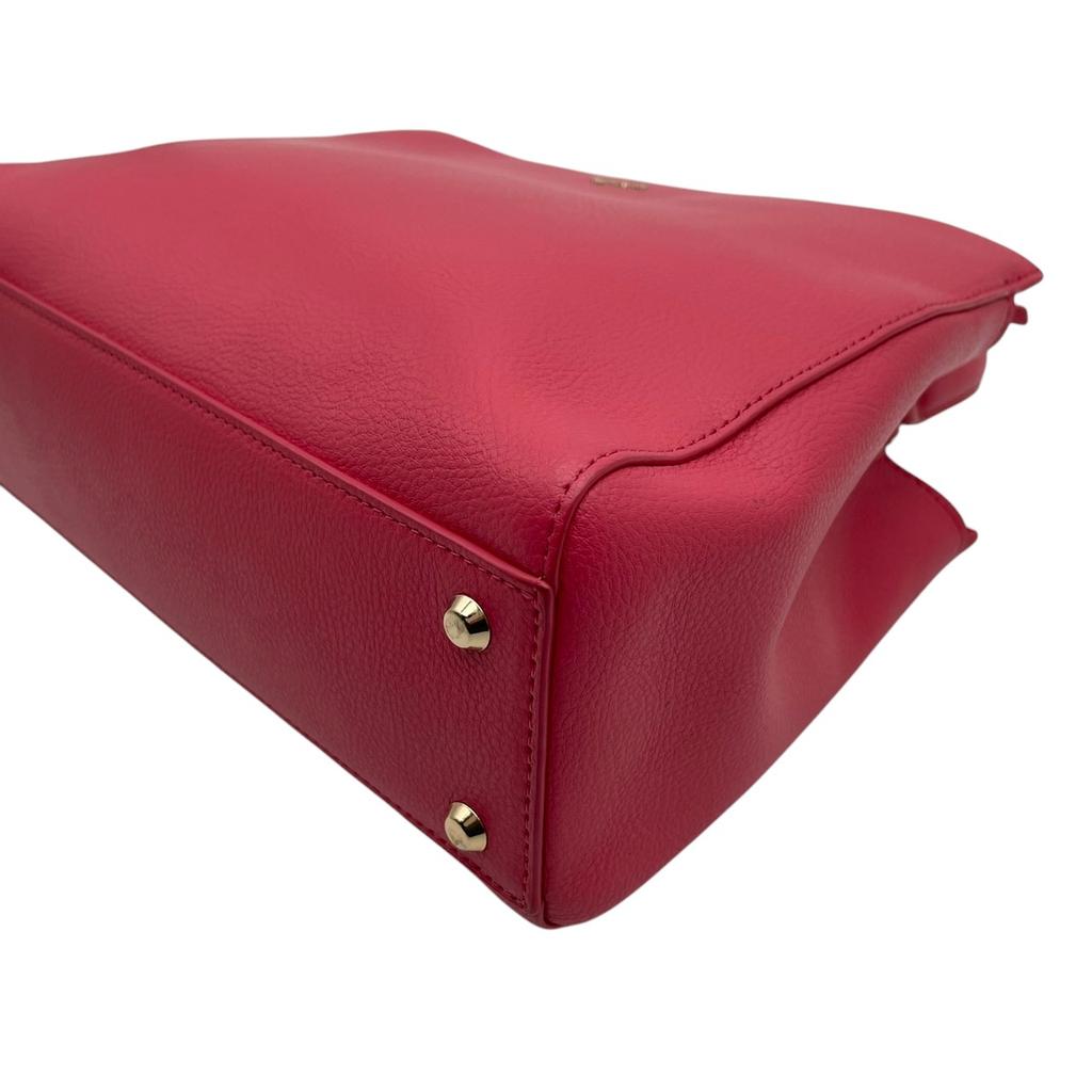 Used agnes b. 2way handbagHandbag pink/gold leather Women