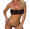 סט הלבשה תחתונה רשת מפתה: ביקיני שלושה חלקים ופיתוי של אדם אמיתי