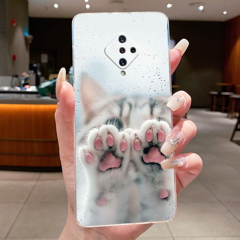 Case For Vivo S1 Pro 1920 / X50 Lite / V17 Russia Phone Case Luxury Cute Dragon Cool Boys Girls Transparent Soft TPU Back Cover