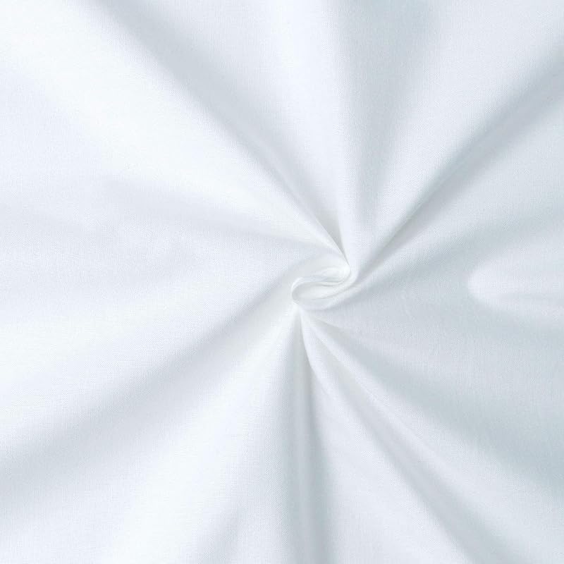 Nippon Chuko Eighty Square 100% Cotton Shirting, Off-White, Approx. 110cm x 50cm, Sold by the Meter (KD4630-101-50CM)