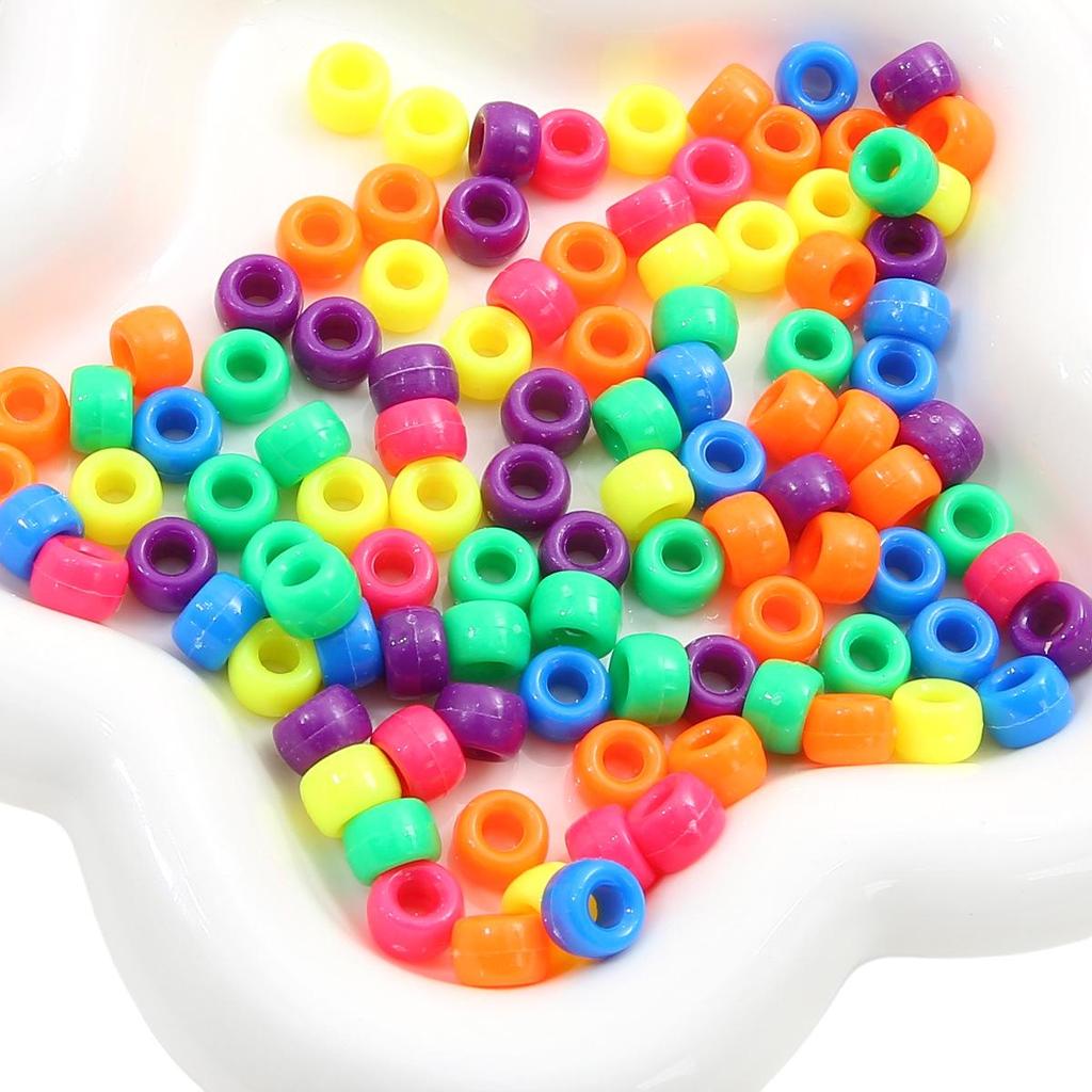 Wiosenne akcesoria z koralików DIY: Duże Akrylowe Beczki i Koraliki Ryżowe na Bransoletki i Naszyjniki