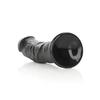 RealRock - Curved realistic dildo with balls and suction cup 23 cm