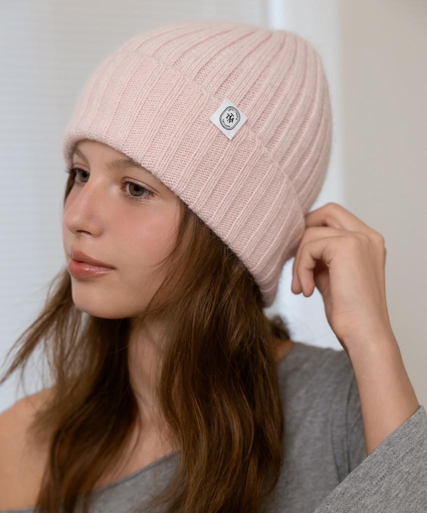 Tatiana Rabbit Fur Blend Ribbed Beanie Ht8211 3 Colors
