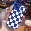 White Plaid Soft Phone Case for Apple iPhone 16/15/14/13/12 Pro Max/11 Protects Pupil Eye