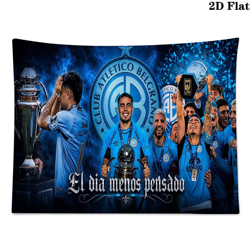 CLUB ATLETICO BELGRANO Wall Tapestry Aesthetic Wall Hanging Printed Fabric Blanket Decorative Tapestries for Bedroom Living Room Home Decor