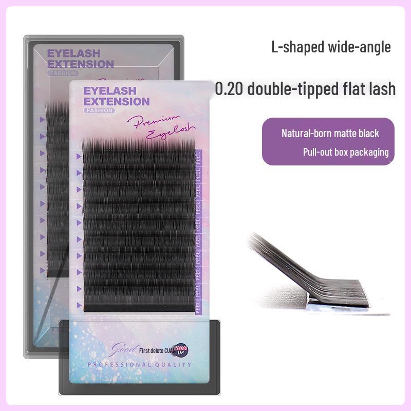 

Wide-Angle L-Shaped Soft Flat Eyelashes 0.20 13mm