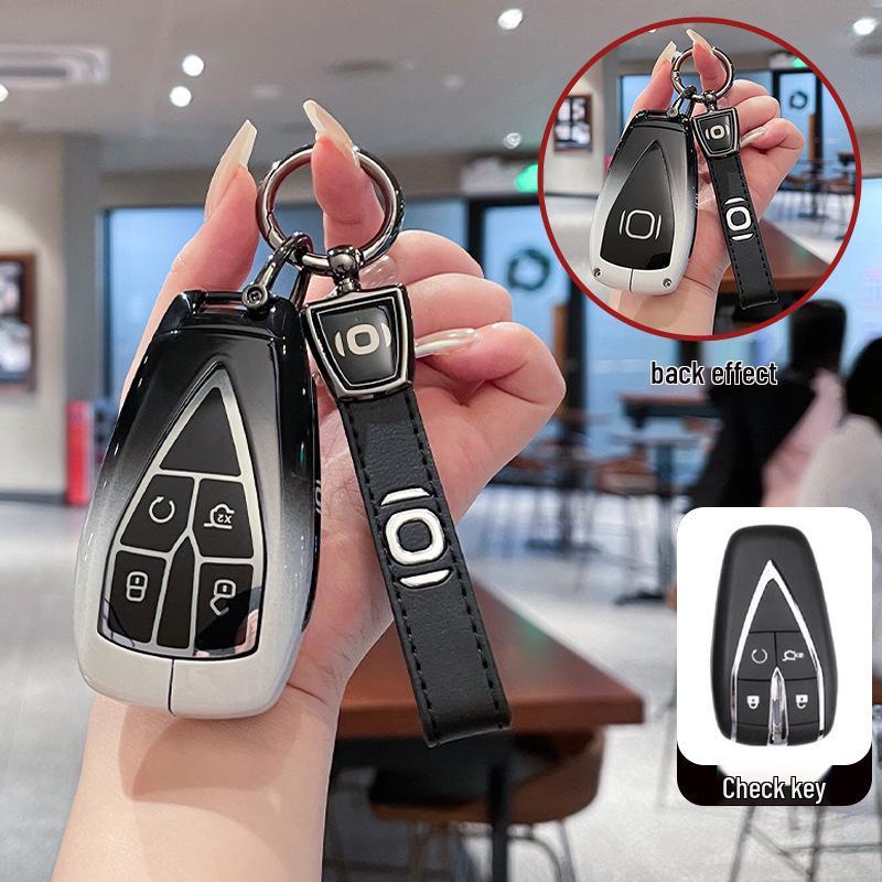 Changan Qiyuan A07 Schlüsseletui für Modelle 25/24: 515 Elite, Premium 710 Flaggschiff mit Metallgehäuse und High-End-Schnalle