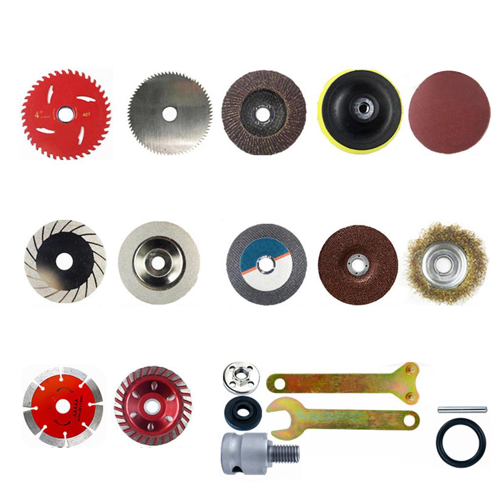 17Pcs Electric Drill To Angle Grinder Converter Electric Drill Conversion Angle Grinder Connecting