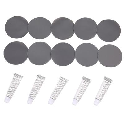 10 stk pvc lim for luftmadrass Oppblåsende seng Båtsofa Reparasjonssett Lapper Lim