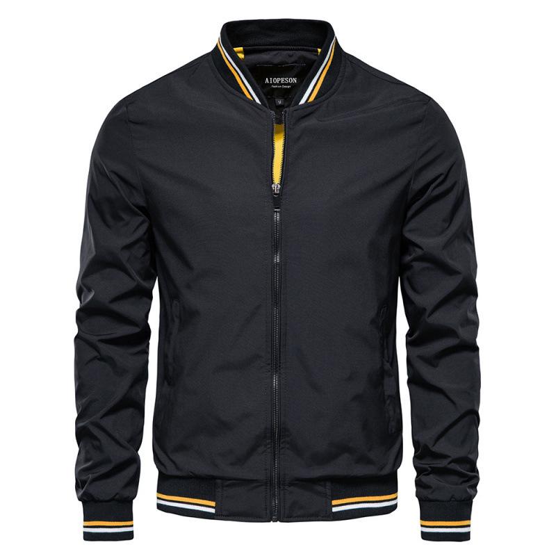 Trendy Men's European-American Spring/Autumn Casual Jacket - Fashionable Thin Outerwear