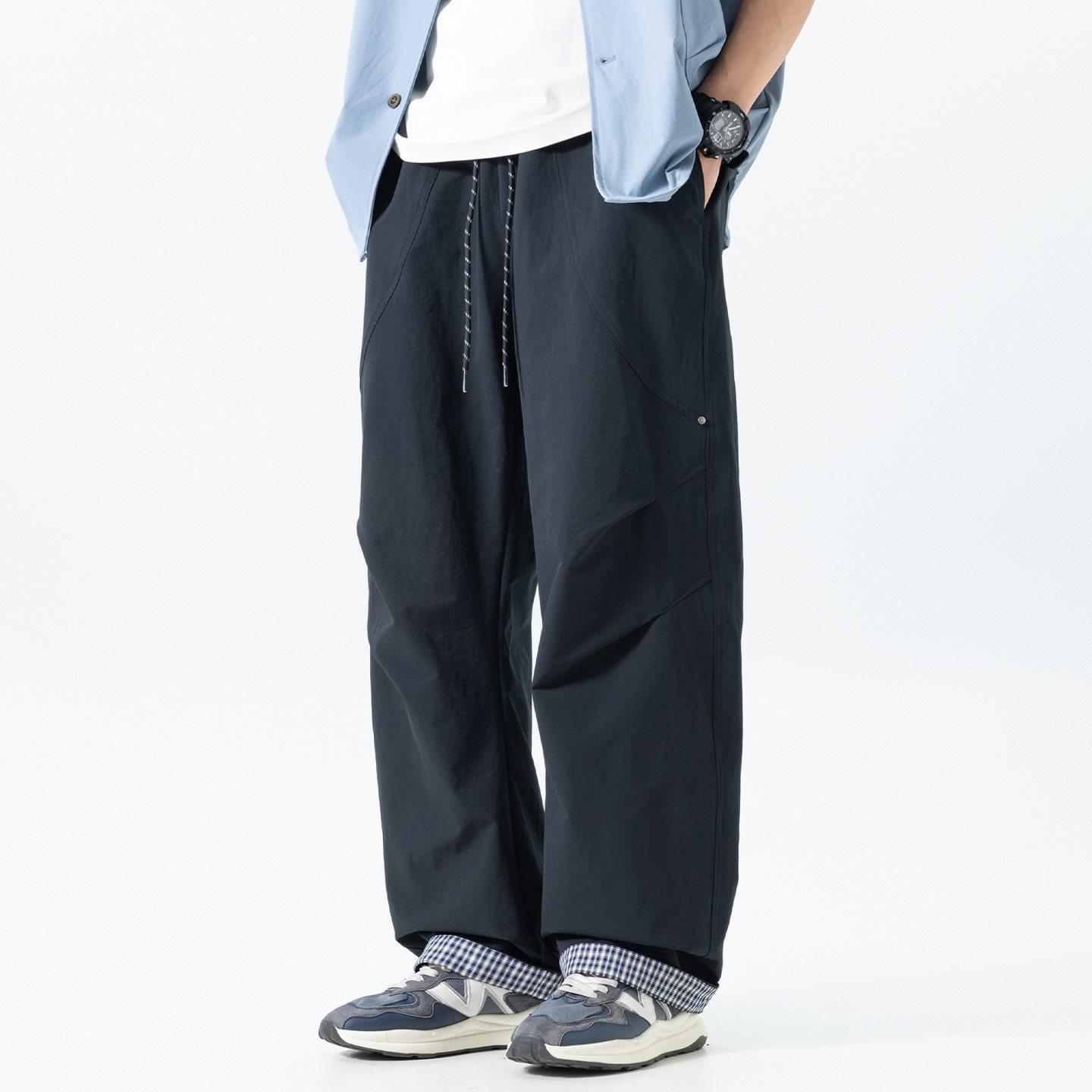 

Men s American-Style Quick-Dry Ice Silk Pants: Lightweight, Functional, Breathable, Casual Sports & Outdoor Wear 2XL