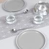 STYLE Decor Table Center X Cotton Reversible Silver Light W2601220 Runner/Table (30cm 180cm) 100%