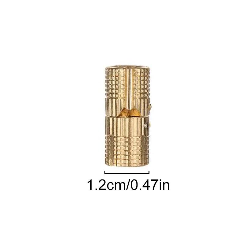 1 peça Ferragens para Móveis Dobradiças Invisíveis de Barril Oculto Ferramentas de Melhoria da Casa para Móveis Acessórios para Porta de Armário Cobre