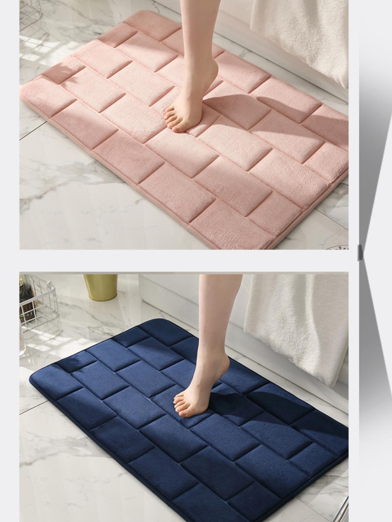 Коврик для ванной с тиснением и узором из плитки — фото 15