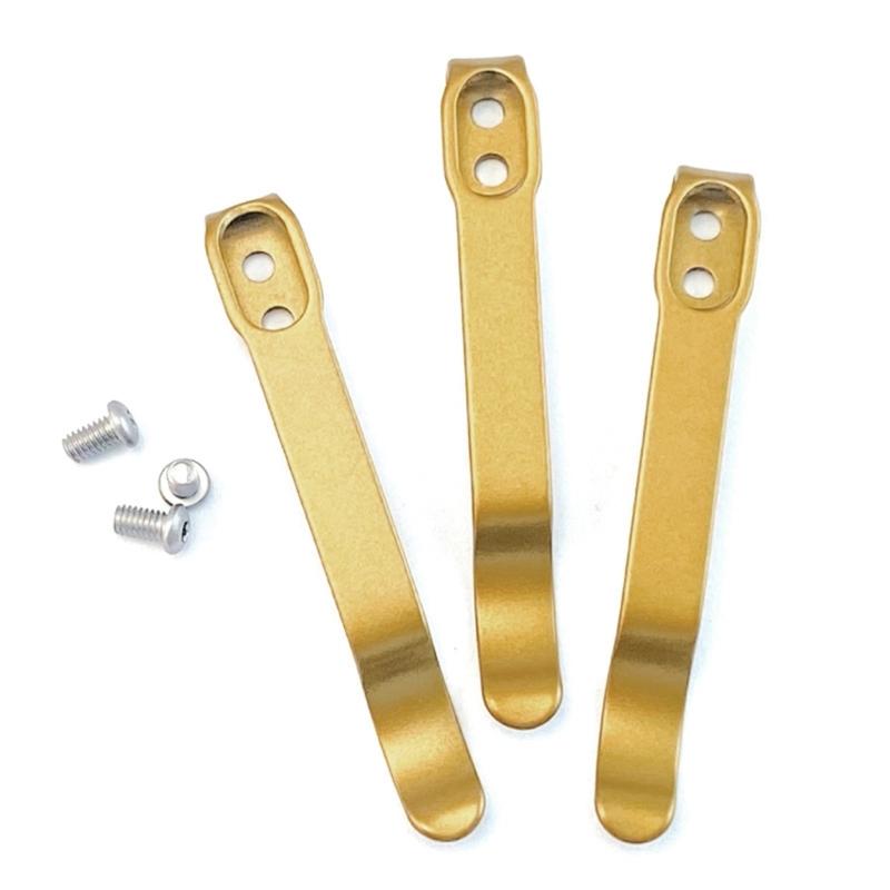 Lightweight Stainless Steel Pocket Clip Tool Retentions System Secures Belt Clamp Attachment Rustproof Accessories