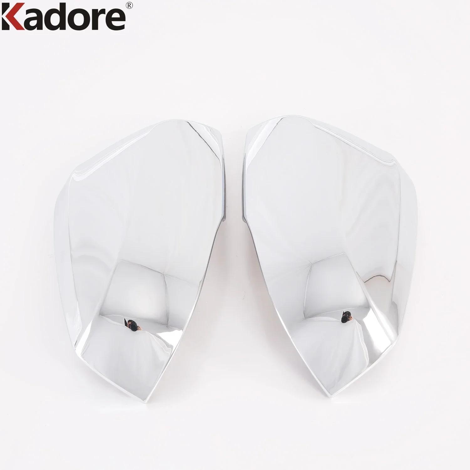 

For Toyota Corolla Cross - 2024 2025 Carbon Fiber Car Rearview Mirror Cover Trim Side Wing Mirrors Cap Accessories ABS Chrome