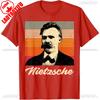 Reader and Lover Bookworms Philosophie Vintage Nietzsche TShirt Casual Fashion Harajuku Streetwear Short Sleeve Oneck Unisex Tees