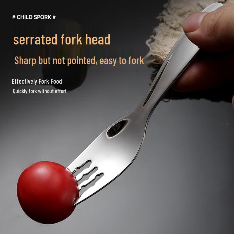 Ruhan Children's 316 Stainless Steel Feeding Spoons