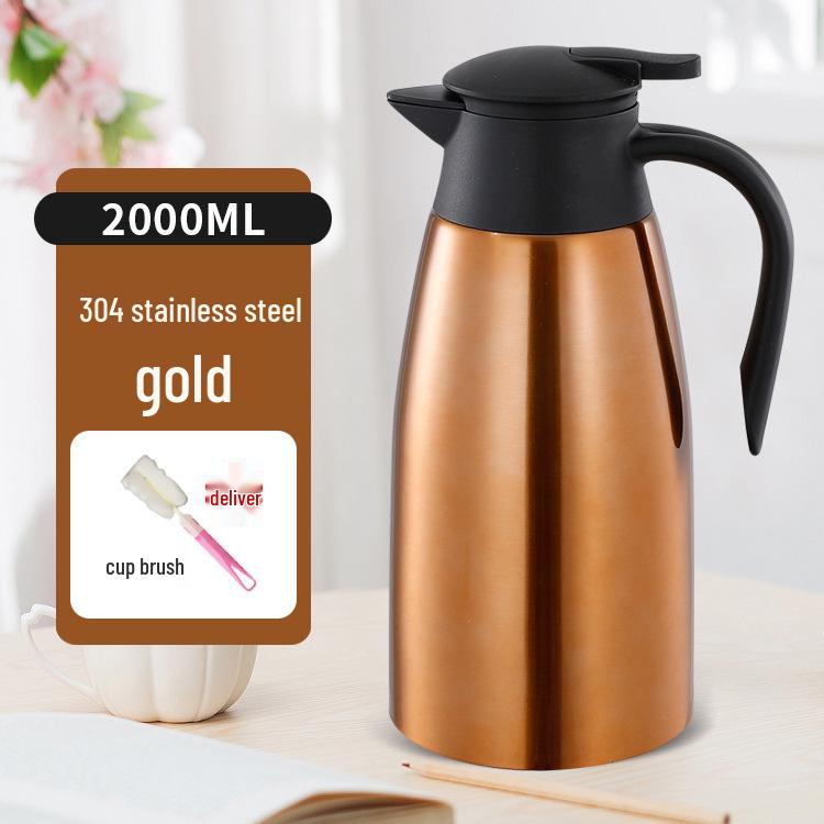 304 Stainless Steel Insulated Kettle for Commercial Use in Hotels, Restaurants, and Teahouses