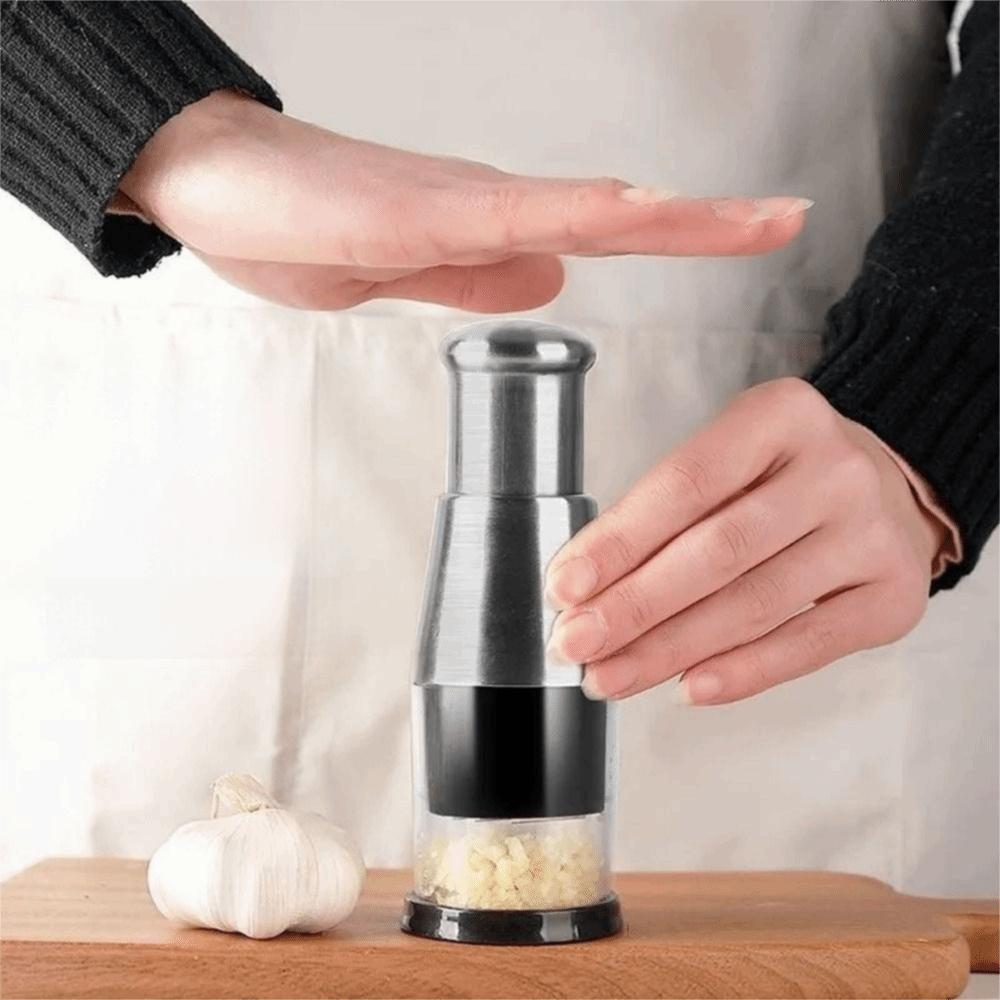Hand Press Garlic Chopper Handheld Manual Hand Chopper Creative Tomato Crusher  Kitchen