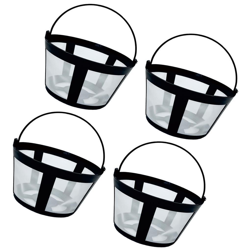 4Pcs Durable Nylon Coffee Filter Basket Coffee Filter Strainer Tool For Pure Coffee Experience In Home And Cafes