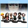 Demon Slayer 6pcs Character Pvc Toy Model Desktop Decor Child Gift Christmas