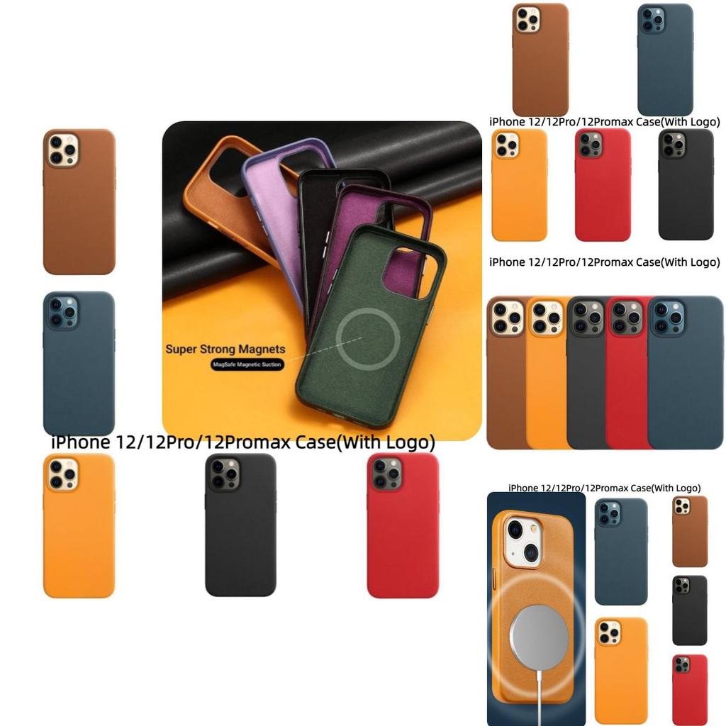 Stylish And Durable Leather Iphone 13 Pro Max Case With Magnetic Adsorption Available In Different Colors