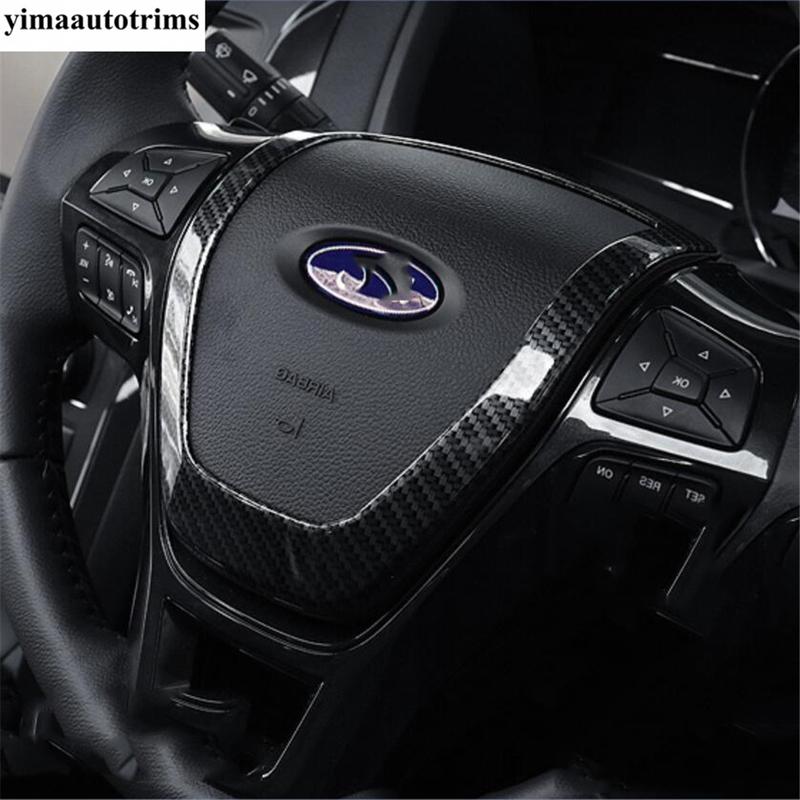Steering Wheel / Pillar A Frame / Glove Box / Gear Shift Panel / Window Lift Cover Trim Accessories For Ford Explorer 2016 -2018