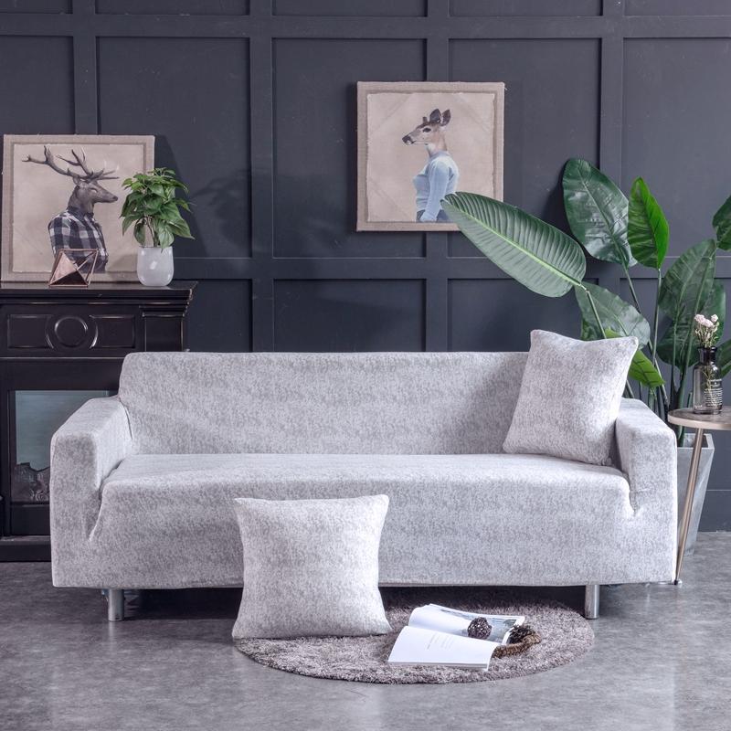 Elastic Sofa Cover Spandex Slipcovers Sofa Cover for Living Room Universal All-inclusive Sectional Couch Cover 1/2/3/4 seater