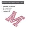 Iron On Patch Decorative A-Z Glitter Alphabet Applique Rhinestone English Letter for Handmade Bag Hat Jeans Clothes Applique DIY