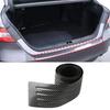 Carbon Fiber Rubber Rear Bumper Sill Plate Protector For Toyota Camry 2018-