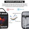 Don't Shoot Arc Raiders Scrappy  Insulated Lunch Bag Thermal Bag Reusable,Meal Container  Large Tote Lunch Box Food Storage Bag