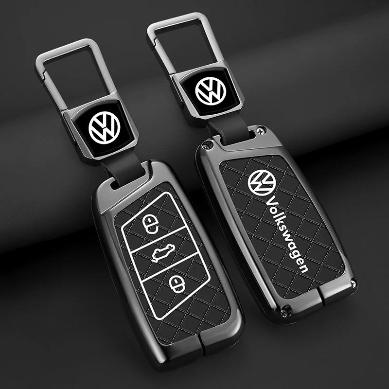 Valve Stems Caps For VOLKSWAGEN VW Fashion Car Smart 3 Buttons Key Case Cover Shell Fob For VW Volkswagen Passat B8 CC Arteon Ma Zw3