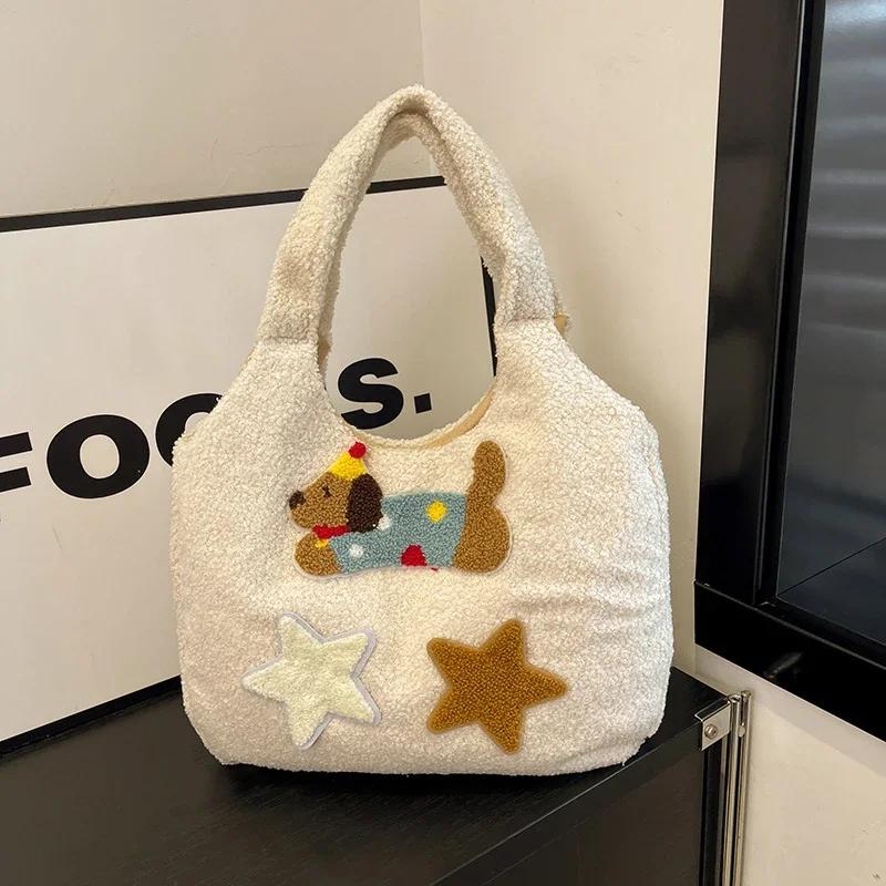 

Универсальная женская меховая сумка, повседневная и элегантная, большой вместимости, новинка на осень и зиму